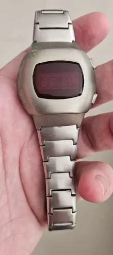 Relógio led vermelho da marca led watch 