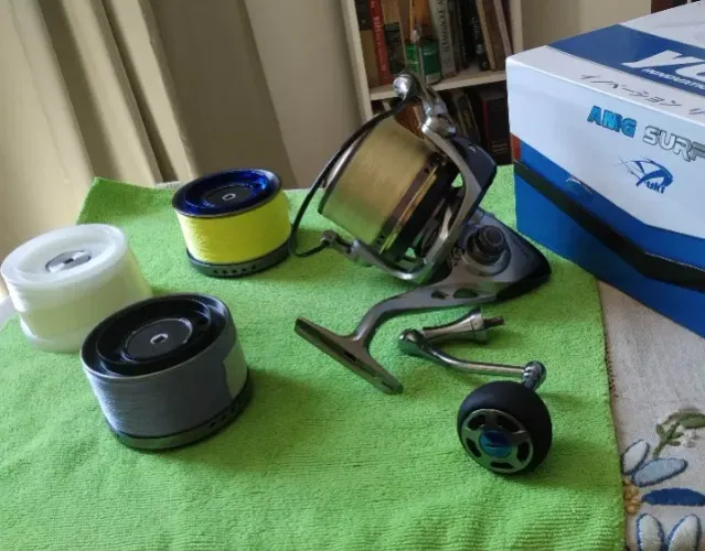 Molinete Yuki AMG Surf perfeito pesca praia