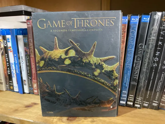 Box DvD Game of Thrones 2 temporada edição de luxo colecionador