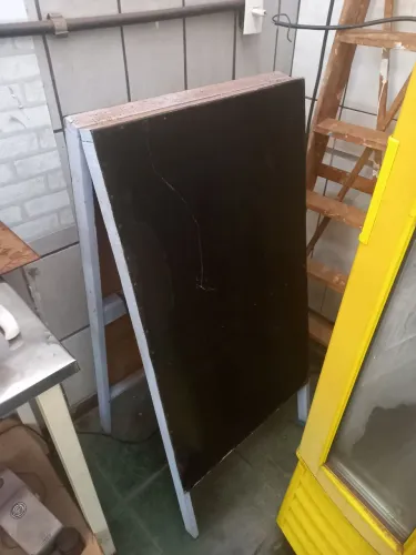 Cavalete placa para comercio