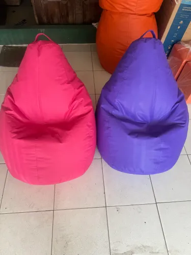 Puffe Pera Rosa e Roxo