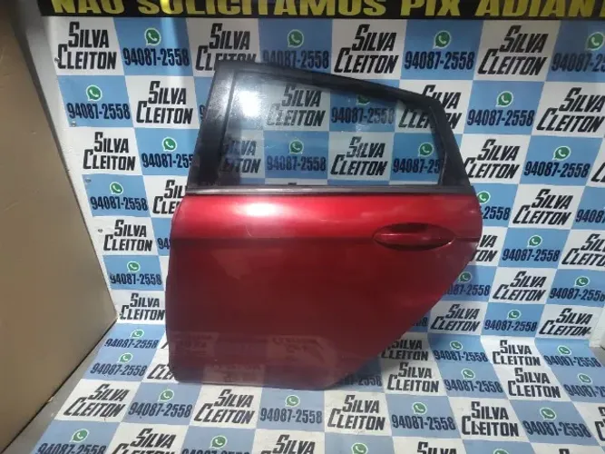 porta traseira esquerda new fiesta 2012 ate 2019 original vermelha