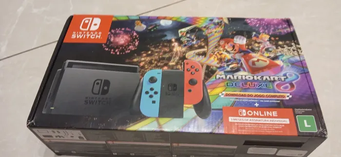 Nintendo switch desbloqueado+chase e controle reserva