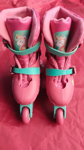 Roller Tri Inline 2 em 1 Unicórnio Novos Bel (PRONTA ENTREGA)