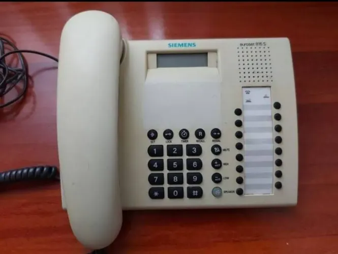 Aparelho de telefone fixo com identificador de chamadas