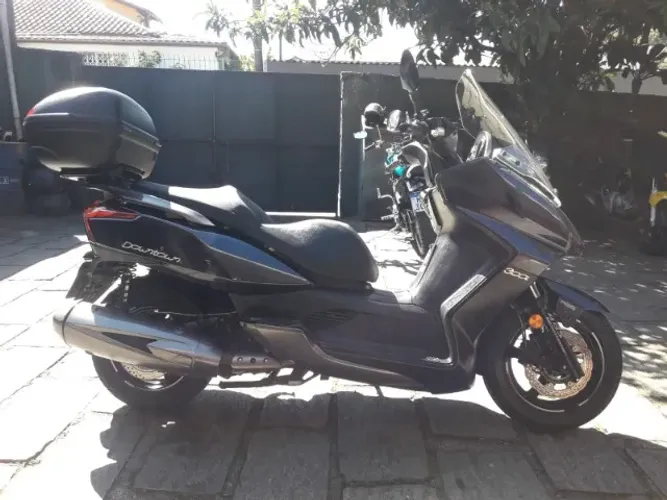 Kymco Downtown 300i cinza 2018