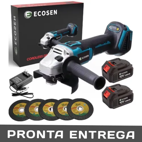 ESMERILHADEIRA BATERIA ECOSEN 21V 02 BATERIAS - PRONTA ENTREGA 