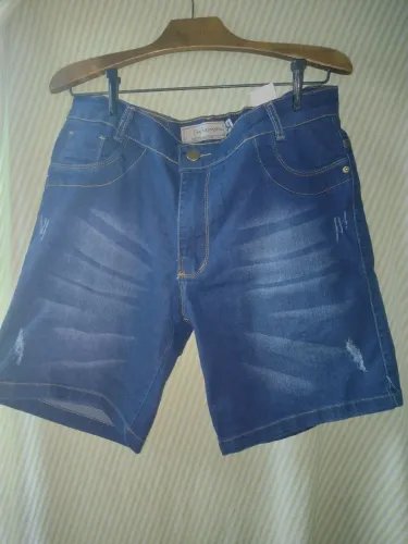 Shorts Jeans Azul feminina