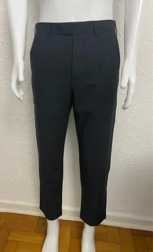 Calça Social Louis Vuitton Tamanho 42 Br lã preta Ótimo Estado 