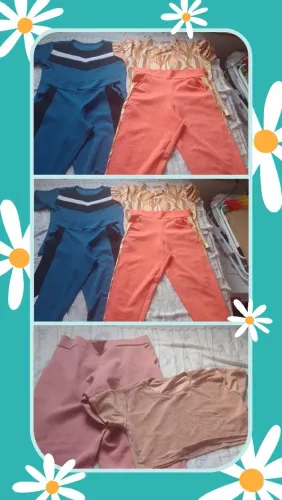 Conjunto de roupas feminino - 2 peças R$: 150 os 3 