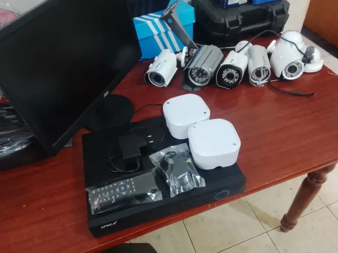 Kit completo CFTV com monitor