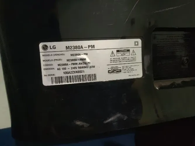 tv monitor lg full hd m2380a-pm