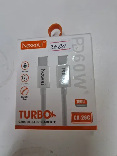 Cabo Tipo C turbo 1 metro Nexsoul PD 60W CA-26C