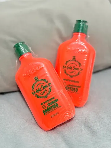 Shampoo e condicionador Gold Spell Cosméticos