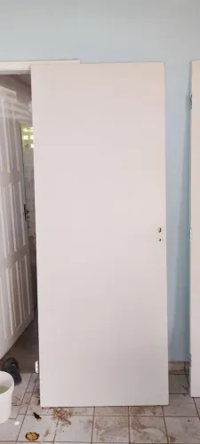 Porta branca  MDF lisa 0,80 x 2,10