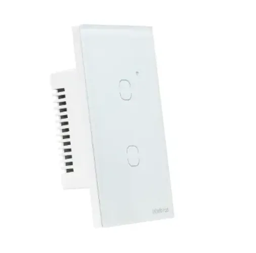 Interruptor touch smart Wi-fi com 2 teclas EWS 1002