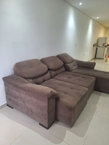 Sofá Retrátil e Reclinável 4 Lugares - Muito Confortável