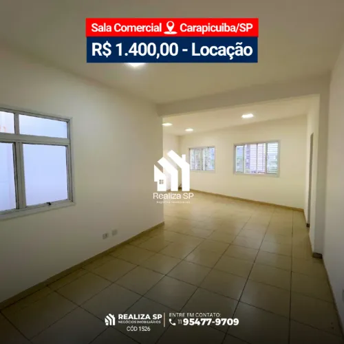 Sala Comercial Para Locação - Parque Jandaia, Carapicuíba/SP!