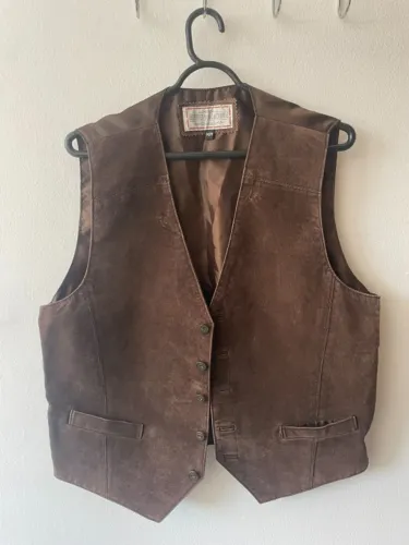 Colete de couro M - Masculino
