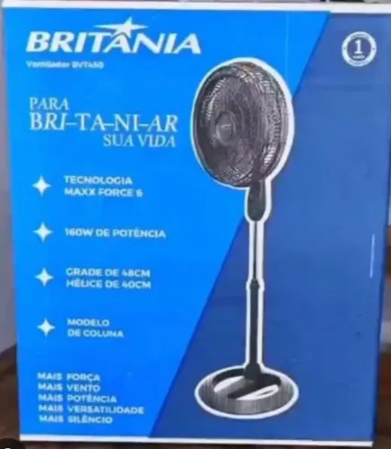ventilador coluna 40cm bvt450 maxx force 160w Britânia