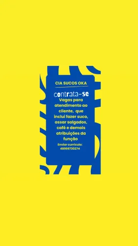 Cia Sucos OKA contrata