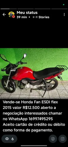 Honda Fan ESDI flex 2015