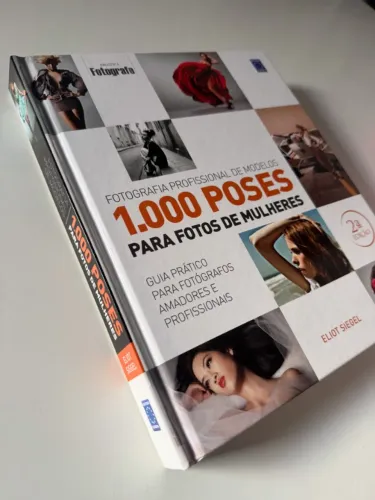 Livro de fotografia "1000 poses para fotos de mulheres" de Eliot Siegel