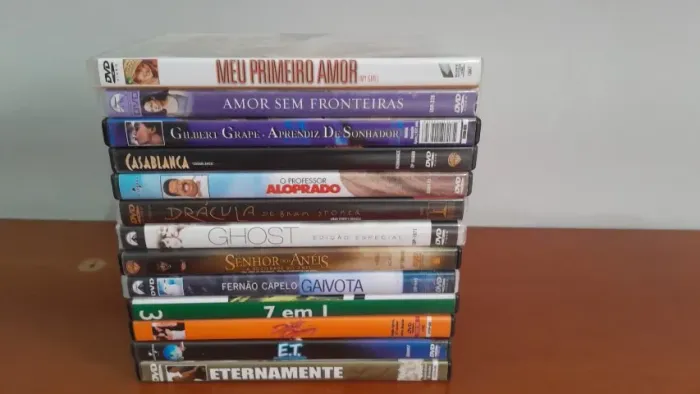 Lote Dvds Filmes Cinema Clássicos 12 Unidades