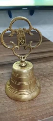 Sino de mão em bronze antigo relíquia Antigo!!!!