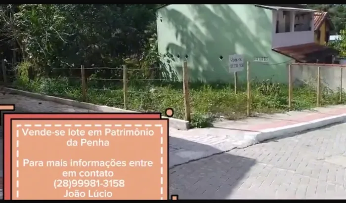 Lote em Patrimônio da Penha