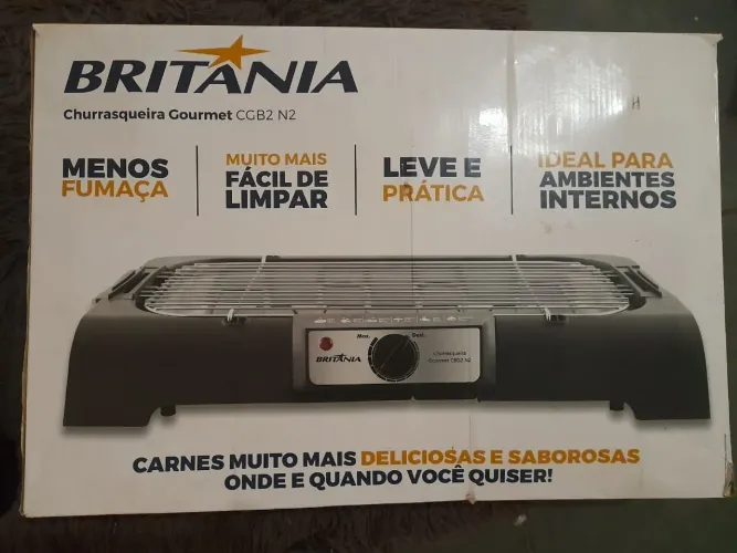 Churrasqueira elétrica nova 