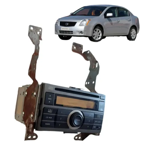 Radio Som Cd Player Display Nissan Sentra 07 A 10 28185et000