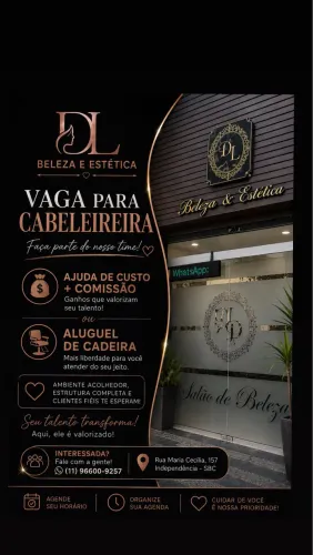 Cabeleireira ou auxiliar