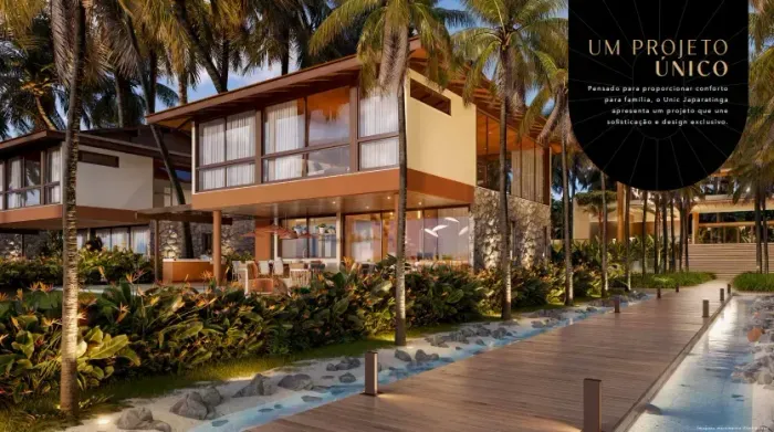 UNiC Japaratinga | Casa de Luxo Beira-Mar | 4 Suítes + Piscina Privativa