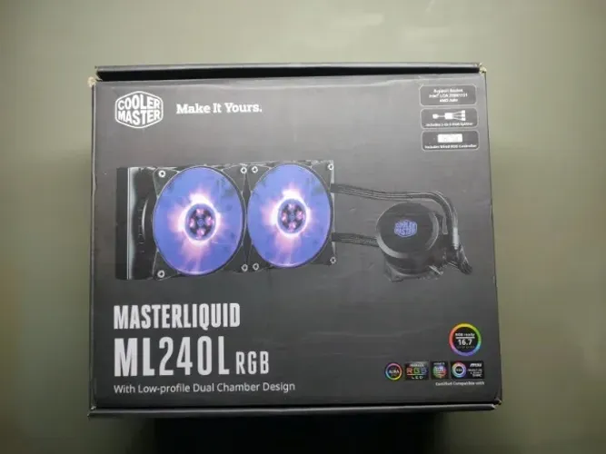 Water cooler Cooler Master MasterLiquid ML240L RGB 240 mm