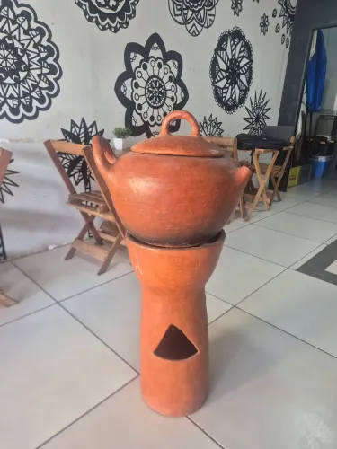 Panela de Barro e Fogareiro