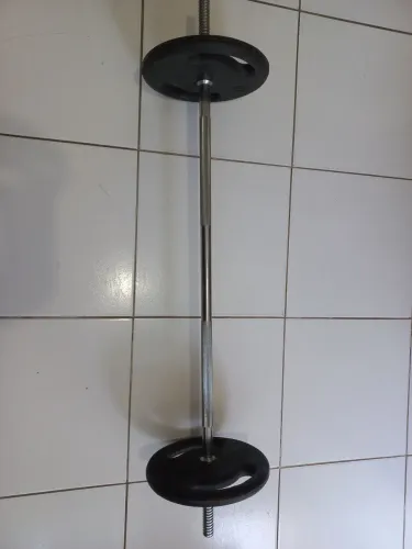 Barra e anilhas
