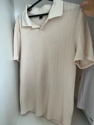 Camisa polo masculina | Tamanho P | Cor Damasco | Usado