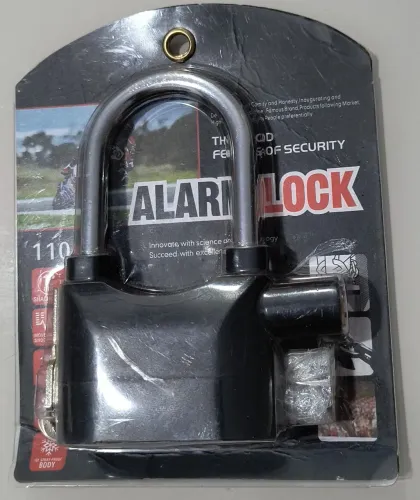 CADEADO COM ALARME SONORO