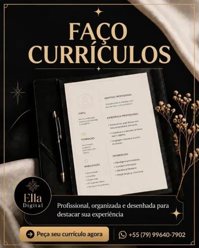 Faço currículos