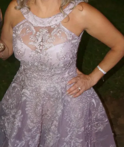 Vestido Rosa Malva Chique - Usado 1x - Praticamente Novo