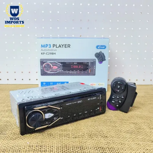 Auto Radio Som Automotivo Bluetooth Com controle - Knup