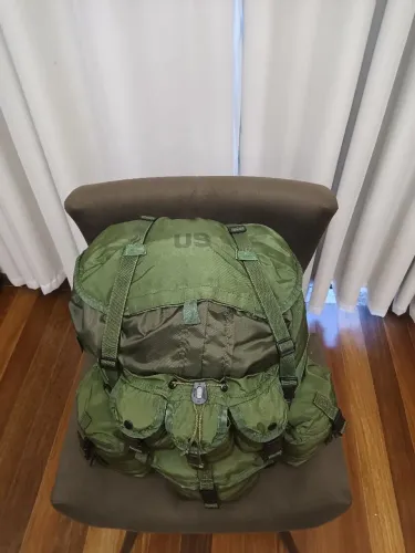 Saco de Mochila Militar Americana GC modificada operacionalmente original US ARMY 