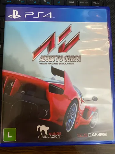 Jogo Assetto corsa PS4 original mídia física 