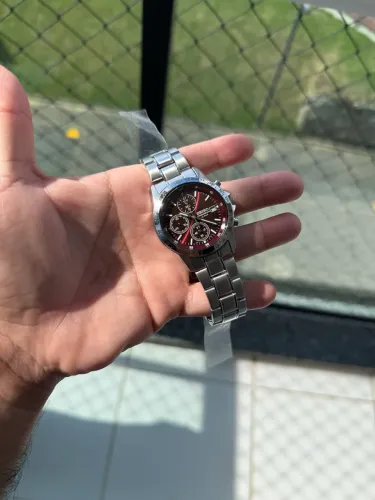 Seiko SBTQ045 Cronógrafo Vermelho Novo