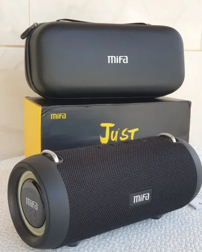 Caixa de som bluetooth Mifa A90 IPX8 60W Cor Preta(LACRADA)