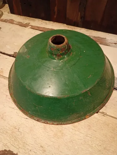 Luminária antiga original prato bedd sinuca bilhar