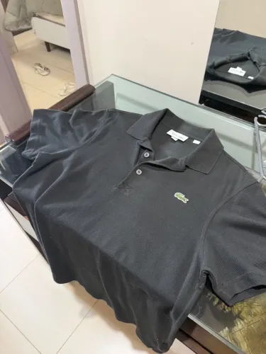 Polo Lacoste; Original; Preto; Tam P