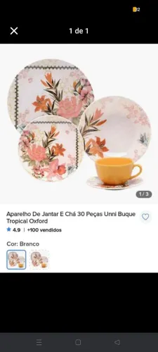 Conjunto de jantar com 20 peças