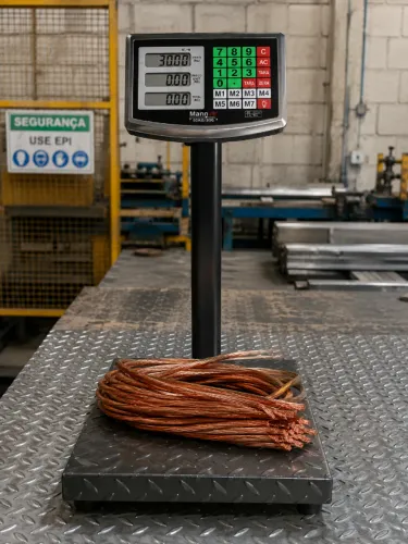 Balança De Plataforma 300 Kg Elektroid 50x40cm Melhor Brasil